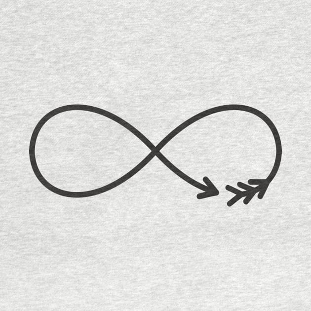 Infinity Symbol Arrow Gift Love by FrauK